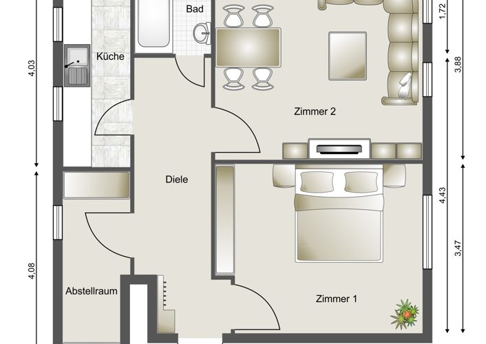 Grundriss DG