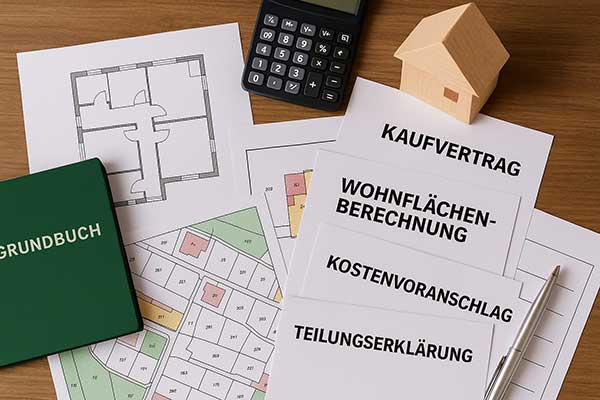 Unterlagen für den Immobilienverkauf